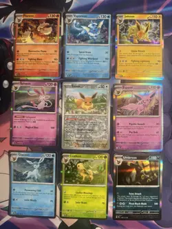 Pokemon: Prismatic Evolutions Eeveelutions Lot - Image 1