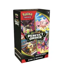 Preorder Pokemon Mega Evolution Perfect Order Booster Bundle (6 Packs) PRESALE - Image 1