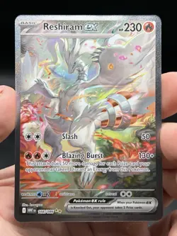 2025 POKEMON WHITE FLARE SPECIAL ILLUSTRATION RARE RESHIRAM EX ENGLISH NM - Image 3