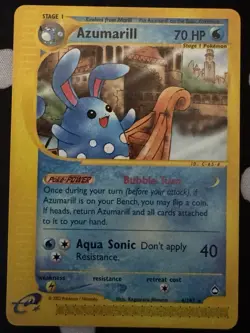 Pokemon 2002 Aquapolis - Azumarill - Non-Holo Rare - NM - 4/147 - Image 2