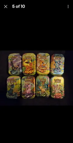 Pokemon TCG Prismatic Evolutions Mini Tin Display. (Empty No Packs) - Image 2