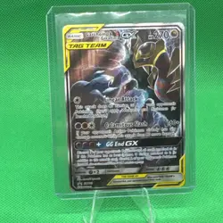2019 Pokemon SM Black Star Promo #SM193 Garchomp & Giratina Gx - LP - Image 1