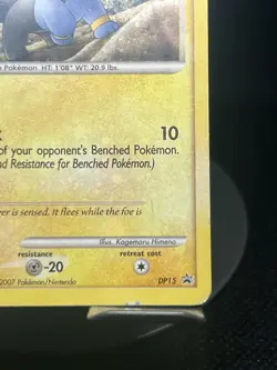 Pokemon TCG Shinx DP15 Diamond & Pear Promo Holo Bleed MP - Image 4