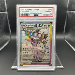 2025 Pokemon Scarlet & Violet Espeon #175 Figure Collection Promo PSA 10 Graded - Image 1