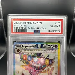 2025 Pokemon Scarlet & Violet Espeon #175 Figure Collection Promo PSA 10 Graded - Image 2