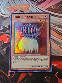 Edge Imp Sabres FUEN-EN018 Fusion Enforcers Super Rare Unlimited Edition NM - Image 1