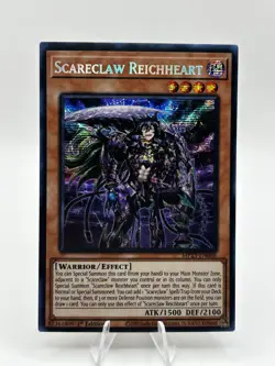 Yugioh Scareclaw Reichheart MP23-EN068 Secret Rare 1st Ed NM - Image 1