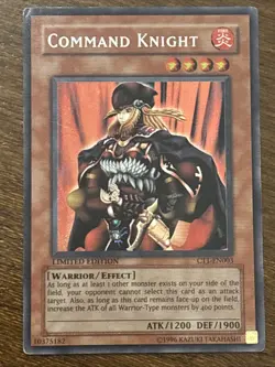 Command Knight CT1-EN003 2004 Collectors Tin Limited Edition Secret Rare LP - Image 1