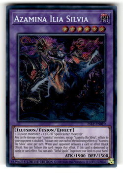 Azamina Ilia Silvia (Secret Rare) 25LP-EN010 Limited Secret Rare Limited Pack Wo - Image 1