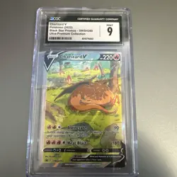 Pokemon (CGC 9 Mint) Charizard V SWSH260 SWSH: Sword & Shield Promo Cards Holo - Image 1