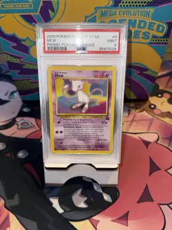 Pokemon Black Star Mew Promo League Non-Holo Card #8 PSA 9 Mint - Image 1