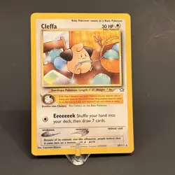 Cleffa Neo Genesis 20/111 Unlimited Edition Regular Rare Card MP - Image 1