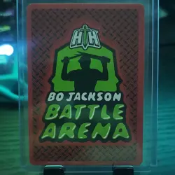 Bo Jackson Battle Arena Clutch First Edition Glow RAD-314 100 Attack Card - Image 2