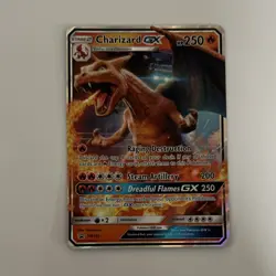 Pokemon Charizard GX Holo 250 HP SM195 Dragon GX Card English - Image 1