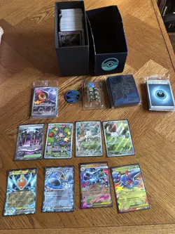 Phantasmal flames ETB bundle with Rare Cards Included. Pack Fresh. - Image 1