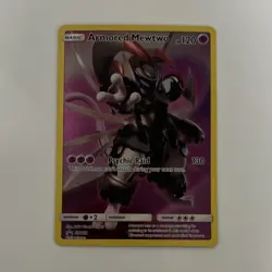 Pokemon Armored Mewtwo Promo Card SM228 Basic Psychic 120 HP 2019 - Image 1