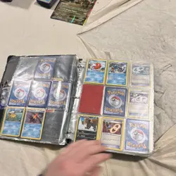 Pokemon TCG Mixed Card Lot in Binder - Magikarp Charmander Squirtle Nintendo - Image 4