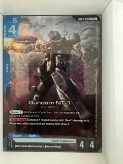 Gundam TCG 2026 GD03 Steel Requiem BLUE Single Cards Select your Card xD - Image 2