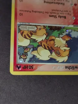 Growlithe 55/92 EX Legend Maker Reverse Holo Stamped Foil Pokemon Card - Image 2