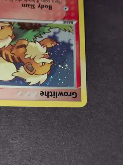 Growlithe 55/92 EX Legend Maker Reverse Holo Stamped Foil Pokemon Card - Image 5