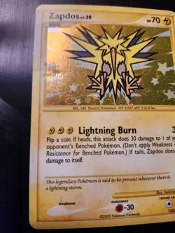 Zapdos Supreme Victors #150/147 Holo Pokemon TCG Card 2009. HP - Image 5