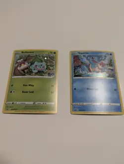 Pokemon TCG Sword & Shield Promo Cards SWSH233 Squirtle & SWSH231 Bulbasaur - Image 1