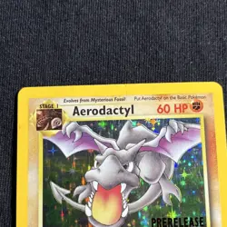 Aerodactyl 1 /62 Prerelease Wotc Holo Pokemon TCG Card English - Image 3