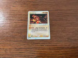 Pokemon Groudon EX Black Star Promo #2 Card EX Condition 2003 - Image 1