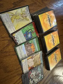 Neopets Trading Card Game Lot - Vira, Siyana, Faerie Slingshot, Foil, about 120 - Image 1