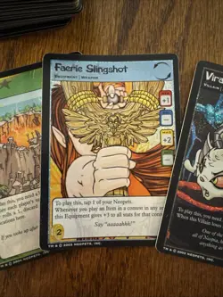 Neopets Trading Card Game Lot - Vira, Siyana, Faerie Slingshot, Foil, about 120 - Image 5