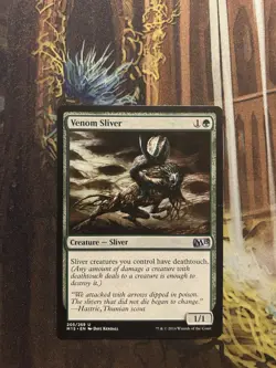 Venom Sliver - Magic 2015 M15 - MTG Magic Card - NM - Image 1