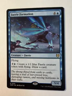1x Faerie Formation - NM - Wilds of Eldraine Commander - WOC MTG - Image 1