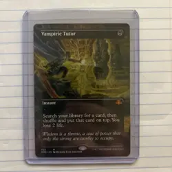 Vampiric Tutor (Borderless) Dominaria Remastered Regular MTG NM - Image 1