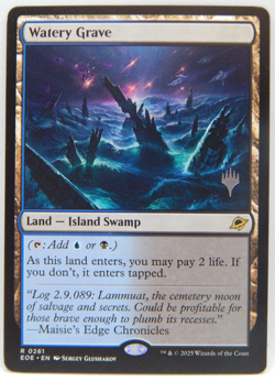 2025 Magic The Gathering Edge of Eternities - Promo #0261 - WATERY GRAVE - Image 1