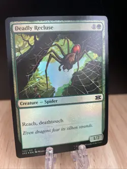 MTG Deadly Recluse FOIL #142/331 Double Masters 2022 Common NM/M - Image 1