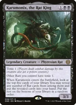 Karumonix, the Rat King Regular - Phyrexia: All Will Be One MTG-NM - Image 1
