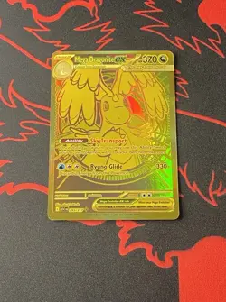 Mega Dragonite Ex 295/217 GOLD HYPER RARE POKEMON ASCENDED HEROES OC Mint/NM - Image 2