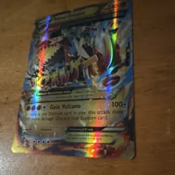 Pokemon Primal Groudon EX Full Art Holo 240 HP XY Primal Clash 86/160 - Image 2