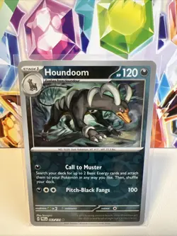 Houndoom 063/131 Common Reverse Holo - Pokemon TCG Prismatic Evolutions S&V NM - Image 1
