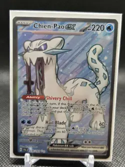 Chien-Pao ex 236/193 NM Pokemon SV02: Paldea Evolved Ultra Rare Holofoil - Image 1