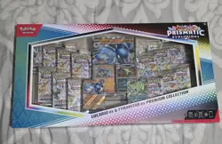 Pokemon TCG: Prismatic Evo Lucario Tyranitar Ex Premium Collection Sealed Box - Image 1