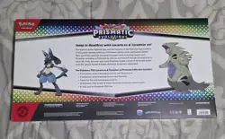 Pokemon TCG: Prismatic Evo Lucario Tyranitar Ex Premium Collection Sealed Box - Image 2