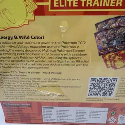 Pokemon Vivid Voltage ETB Elite Trainer Box Sealed Sword and Shield Rip plz Read 820650106798 - Image 5