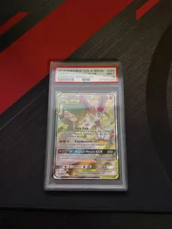 Pokemon TCG 2019 Sun & Moon Unbroken Bonds Gardevoir & Sylveon GX 205/214 PSA 9 - Image 1
