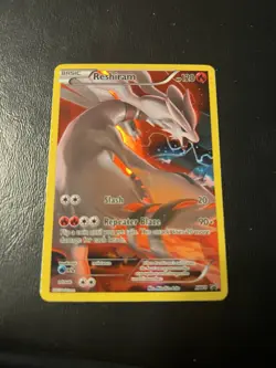 Reshiram XY74 Full Art Holo XY Black Star Promo Pokemon English NM - Image 1