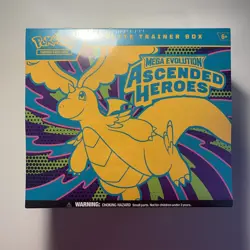 Pokemon TCG Ascended Heroes ETB Elite Trainer Box Sealed In Hand Ships TODAY - Image 1