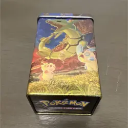 Nintendo Pokemon TCG Rayquaza Plusle Minun Tin Deck Box 2004 - Image 1