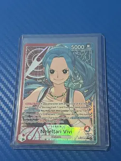 One Piece Heroine’s Edition Extra Booster Nefeltari Vivi EB03-001 Leader Alt Art - Image 1