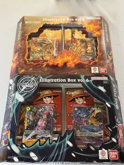One Piece Illustration Box Vol 5 + Vol 6 Lot Set Of 2 Sealed QTY PRB-02 OP-13 - Image 1