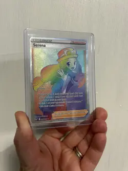 Pokemon TCG Serena Rainbow Full Art Silver Tempest Card 207/195 - Image 1